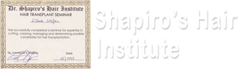 Membresia de instituto Shapiro trasplante de pelo